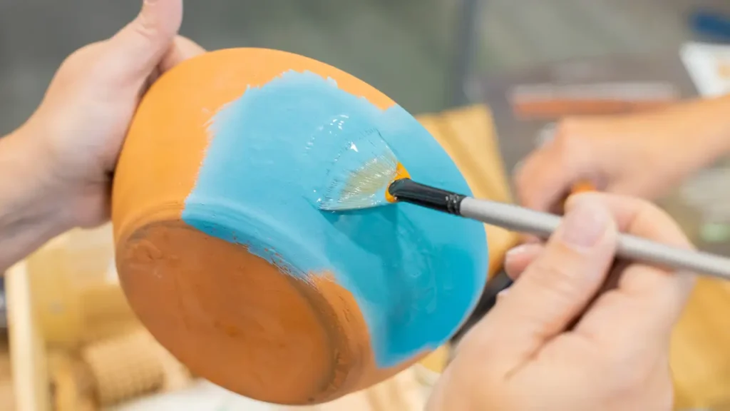 Vaso de Cerâmica Pintado à Mão1