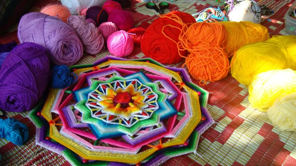 Como Fazer Mandalas com Fios