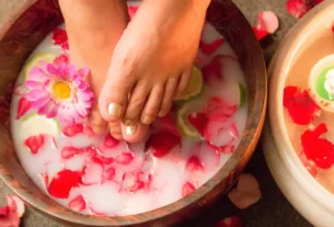 Escalda-pés para circulação