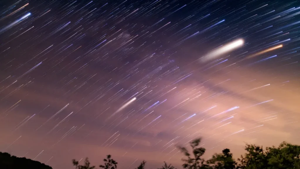 chuva de meteoros perseidas