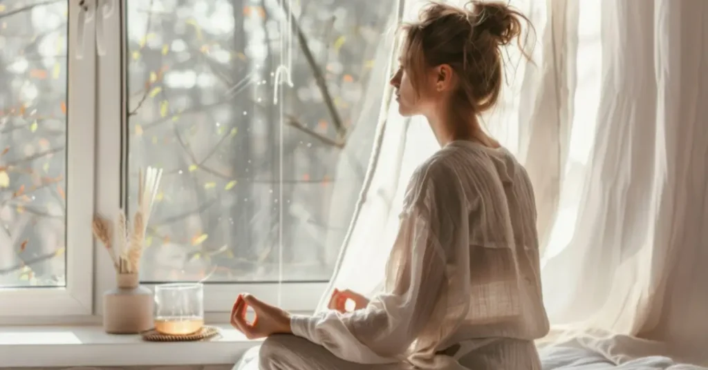 O Que é Mindfulness - mindful breathing exercise peaceful room