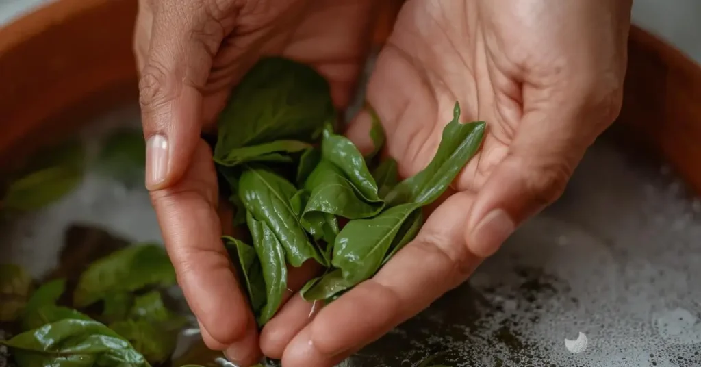 como fazer banho de guiné para limpeza